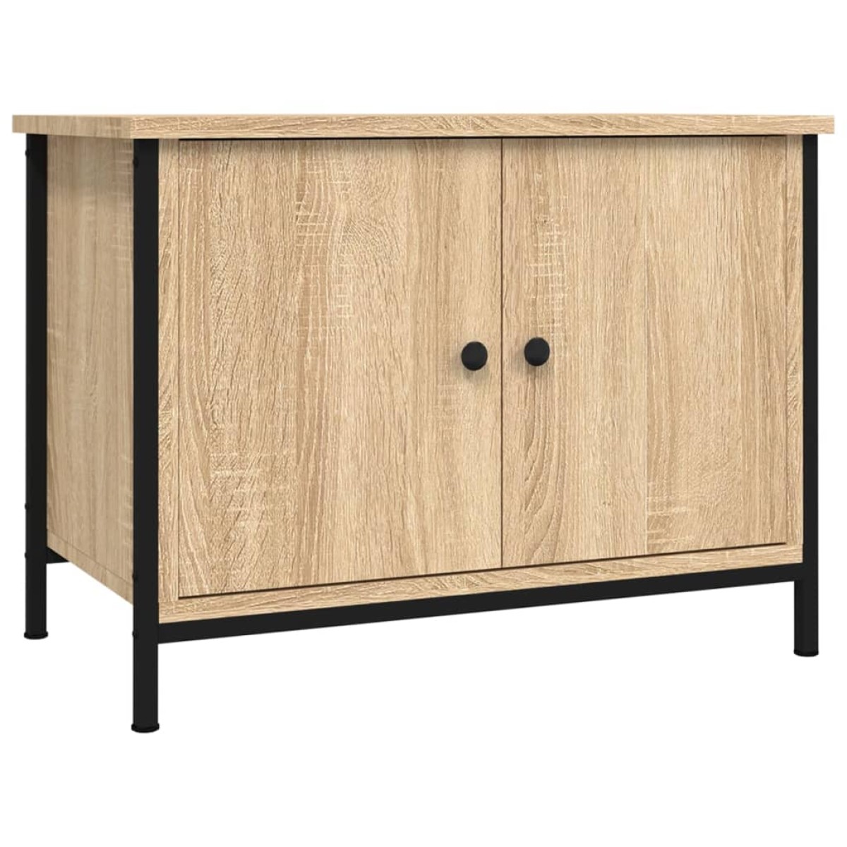 vidaXL Έπιπλο Τηλεόρασης με Πόρτες Sonoma Δρυς 60x35x45 εκ. Επεξ.Ξύλο