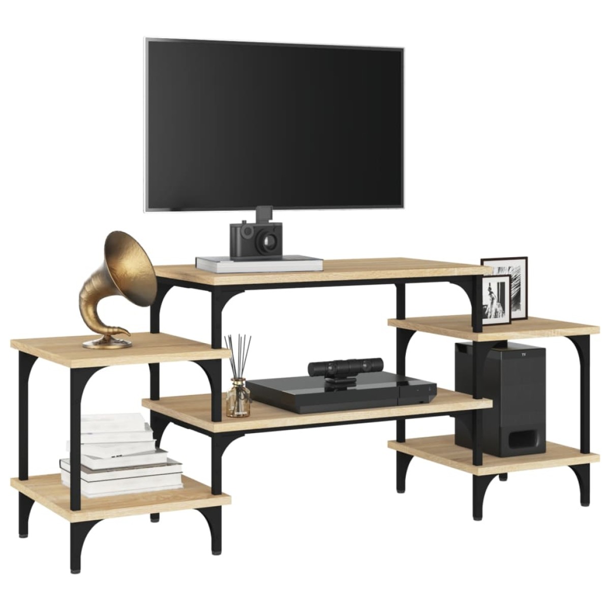 vidaXL Έπιπλο Τηλεόρασης Sonoma Δρυς 117x35x52 εκ. Επεξεργ. Ξύλο