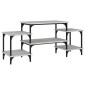 vidaXL Έπιπλο Τηλεόρασης Γκρι Sonoma 117x35x52 εκ. Επεξεργασμένο Ξύλο