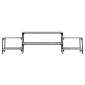 vidaXL Έπιπλο Τηλεόρασης Γκρι Sonoma 197x35x52 εκ. Επεξεργασμένο Ξύλο