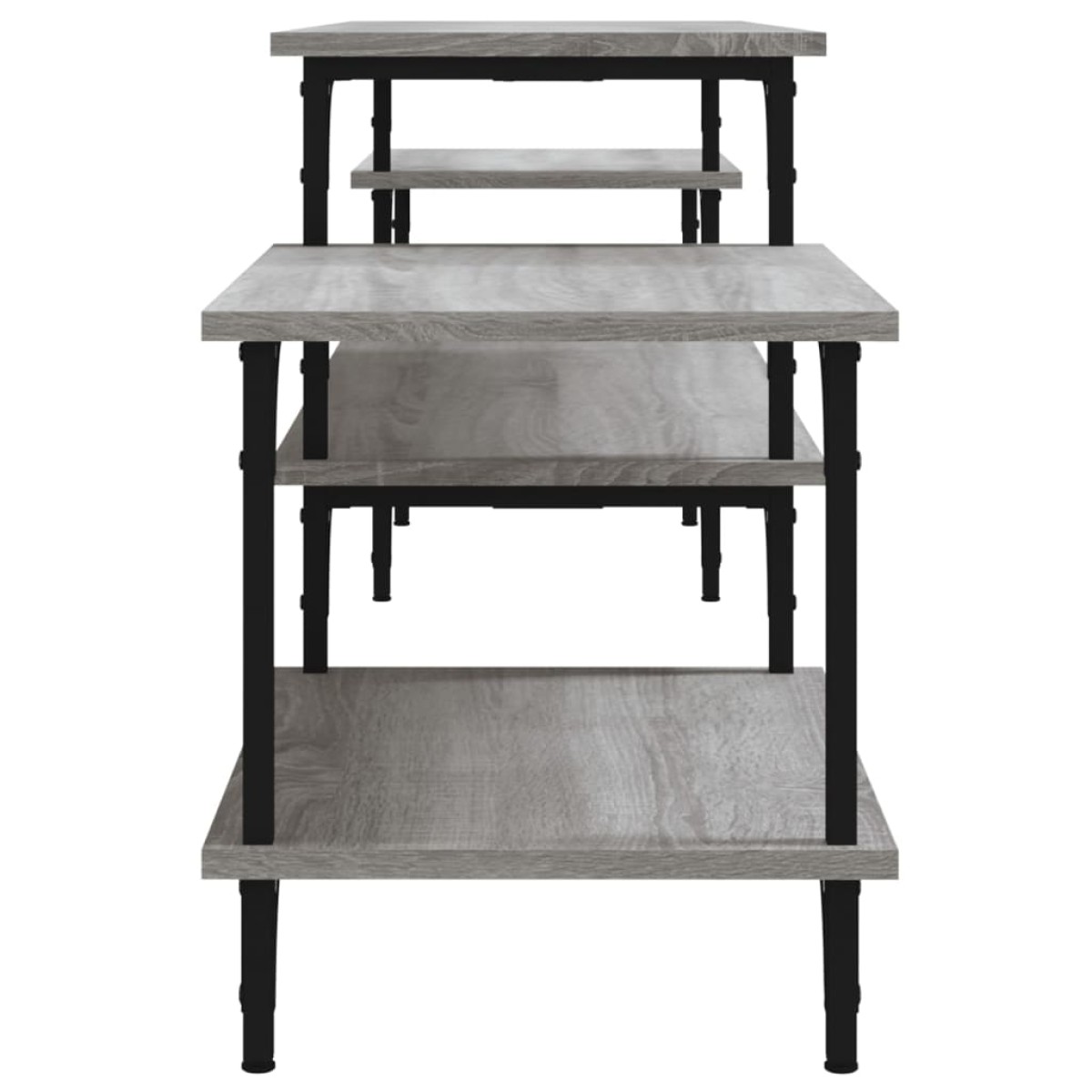 vidaXL Έπιπλο Τηλεόρασης Γκρι Sonoma 197x35x52 εκ. Επεξεργασμένο Ξύλο