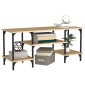 vidaXL Έπιπλο Τηλεόρασης Sonoma Δρυς 102x35x45,5 εκ. Επεξ. Ξύλο