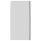 vidaXL Κρεμαστό Ντουλάπι Γυάλινο Γκρι Sonoma 40x31x60 εκ. Επεξ. Ξύλο