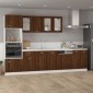 vidaXL Ντουλάπι Κρεμαστό Καφέ Δρυς 39,5x31x60 εκ. Επεξεργασμένο Ξύλο