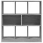 vidaXL Βιβλιοθήκη Γκρι Sonoma 97,5x29,5x100 εκ. από Επεξεργασμένο Ξύλο