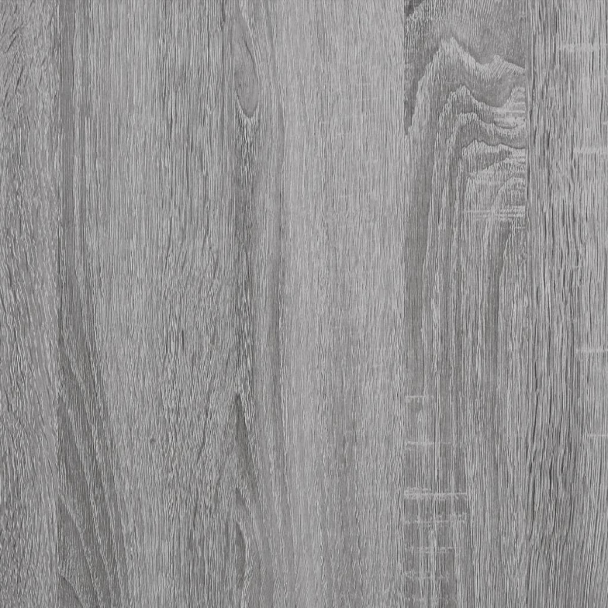 vidaXL Βιβλιοθήκη Γκρι Sonoma 97,5x29,5x100 εκ. από Επεξεργασμένο Ξύλο