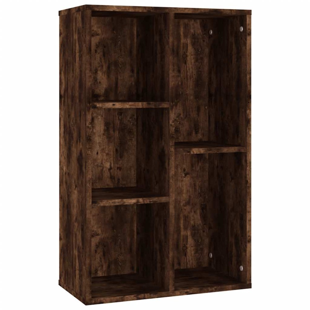 vidaXL Βιβλιοθήκη/Ντουλάπι Καπνιστή Δρυς 50x25x80 εκ. Επεξεργ. Ξύλο