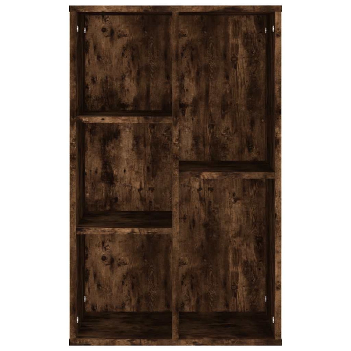 vidaXL Βιβλιοθήκη/Ντουλάπι Καπνιστή Δρυς 50x25x80 εκ. Επεξεργ. Ξύλο