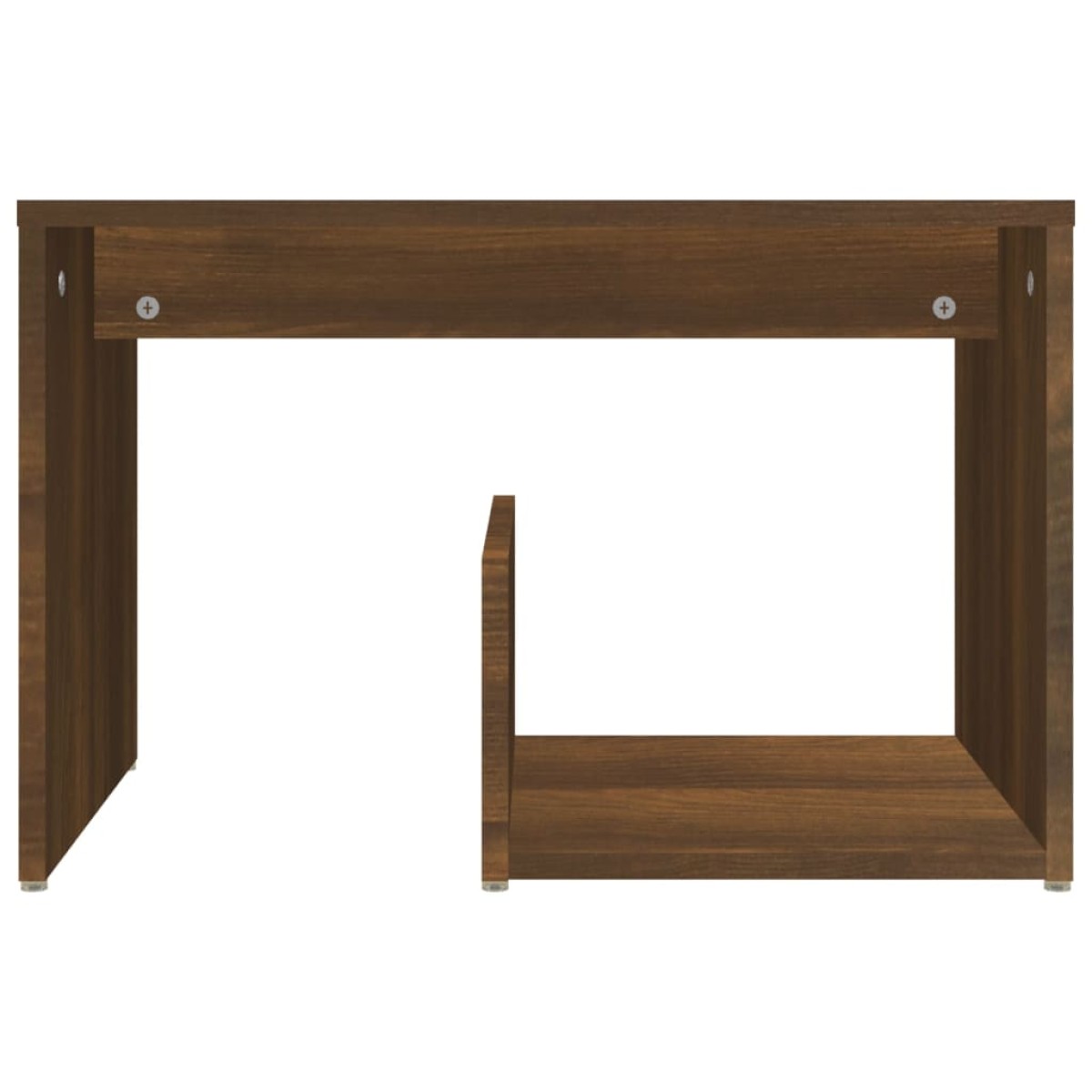vidaXL Βοηθητικό Τραπέζι Καφέ Δρυς 59x36x38 εκ. Επεξεργασμένο Ξύλο