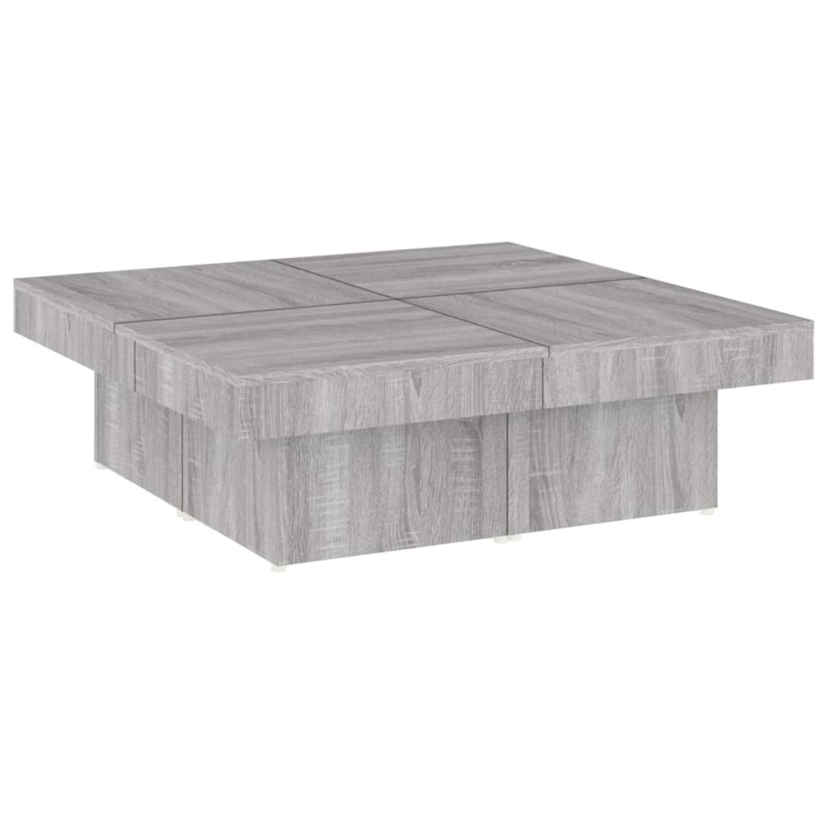 vidaXL Τραπεζάκι Σαλονιού Γκρι Sonoma 90x90x28 εκ. Επεξεργασμένο Ξύλο