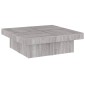vidaXL Τραπεζάκι Σαλονιού Γκρι Sonoma 90x90x28 εκ. Επεξεργασμένο Ξύλο