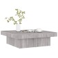 vidaXL Τραπεζάκι Σαλονιού Γκρι Sonoma 90x90x28 εκ. Επεξεργασμένο Ξύλο