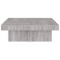 vidaXL Τραπεζάκι Σαλονιού Γκρι Sonoma 90x90x28 εκ. Επεξεργασμένο Ξύλο
