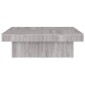 vidaXL Τραπεζάκι Σαλονιού Γκρι Sonoma 90x90x28 εκ. Επεξεργασμένο Ξύλο