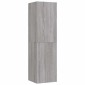 vidaXL Έπιπλο Τηλεόρασης Επιτοίχιο Γκρι Sonoma 30,5 x 30 x 110 εκ.