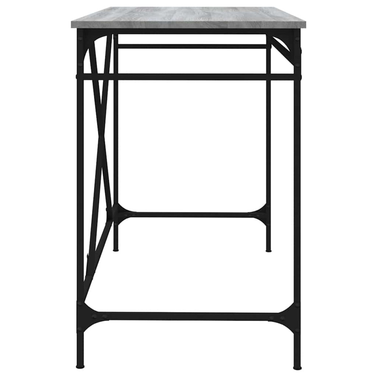 vidaXL Γραφείο Γκρι Sonoma 100 x 50 x 75 εκ. από Επεξεργασμένο Ξύλο