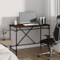 vidaXL Γραφείο Καφέ Δρυς 100 x 50 x 75 εκ. από Επεξεργασμένο Ξύλο