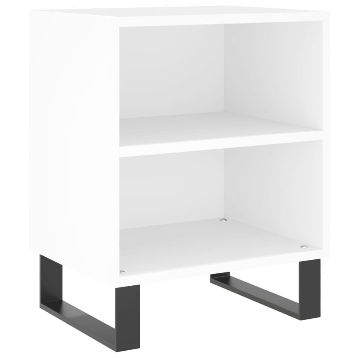 vidaXL Κομοδίνα 2 τεμ. Λευκά 40 x 30 x 50 εκ. από Επεξεργασμένο Ξύλο