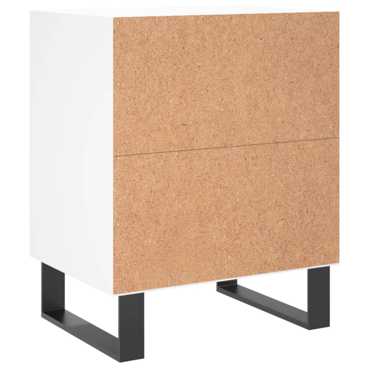 vidaXL Κομοδίνα 2 τεμ. Λευκά 40 x 30 x 50 εκ. από Επεξεργασμένο Ξύλο