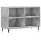 vidaXL Έπιπλο Τηλεόρασης Γκρι Σκυροδέματος 69,5x30x50 εκ. Επεξ. Ξύλο