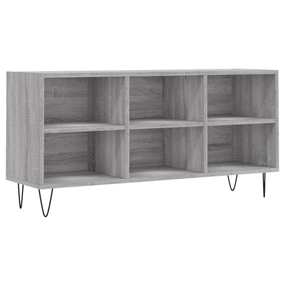 vidaXL Έπιπλο Τηλεόρασης Γκρι Sonoma 103,5 x 30 x 50 εκ. Επεξεργ. Ξύλο