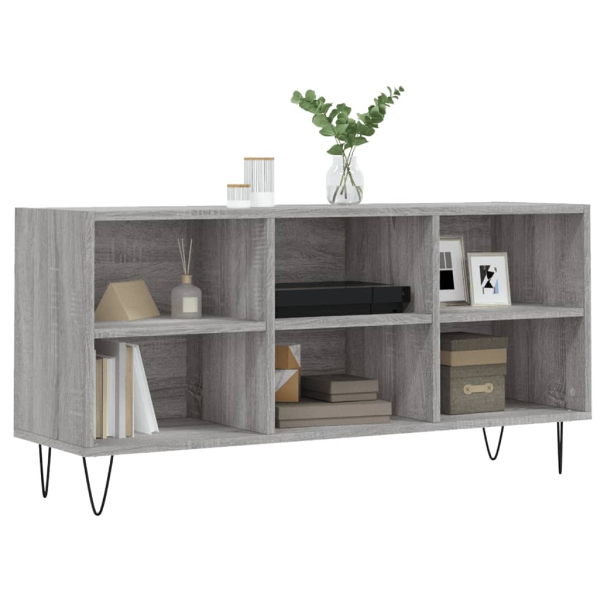 vidaXL Έπιπλο Τηλεόρασης Γκρι Sonoma 103,5 x 30 x 50 εκ. Επεξεργ. Ξύλο
