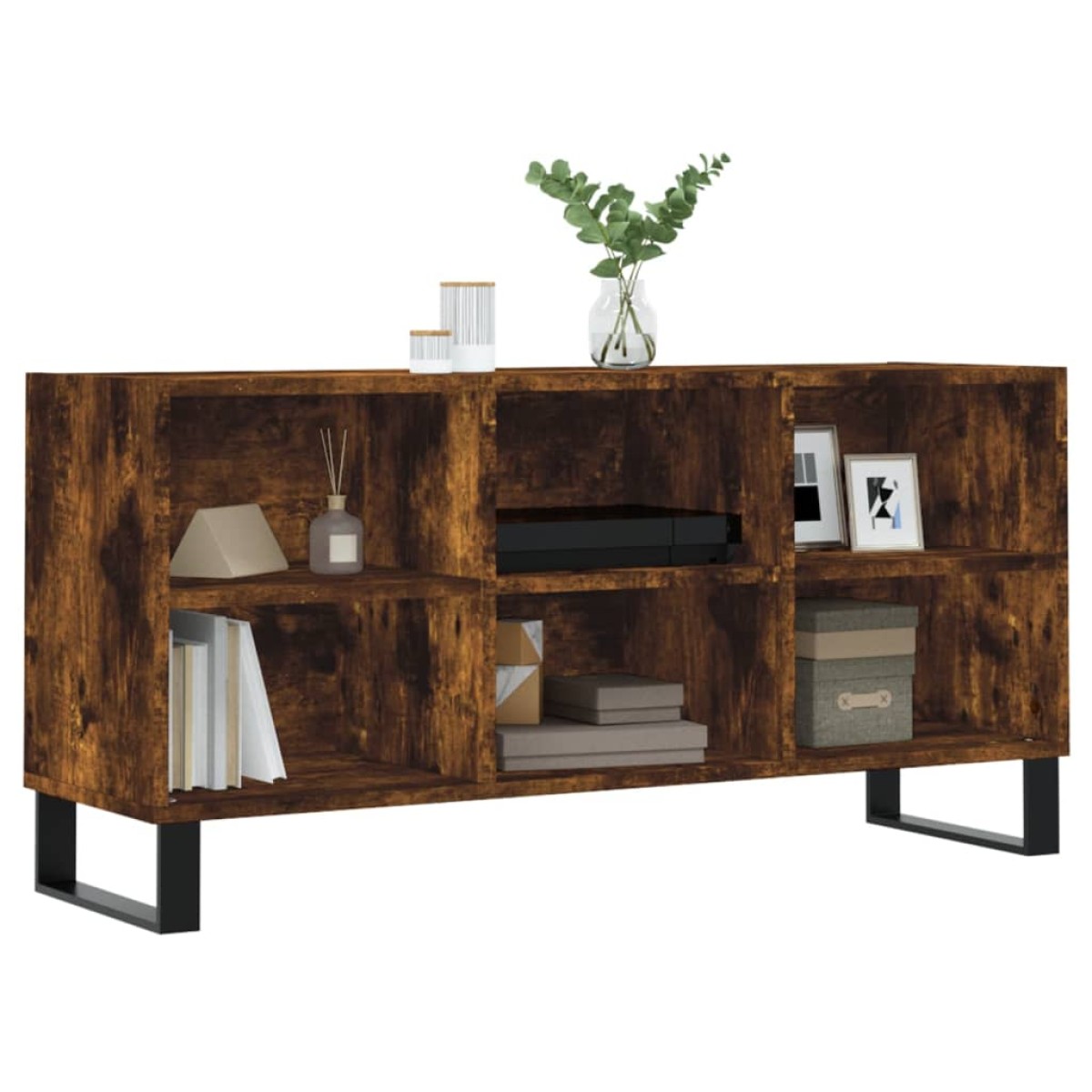 vidaXL Έπιπλο Τηλεόρασης Καπνιστή Δρυς 103,5x30x50 εκ. Επεξεργ. Ξύλο