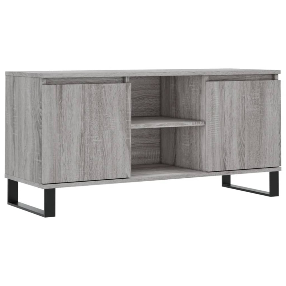 vidaXL Έπιπλο Τηλεόρασης Γκρι Sonoma 104 x 35 x 50 εκ. Επεξεργ. Ξύλο
