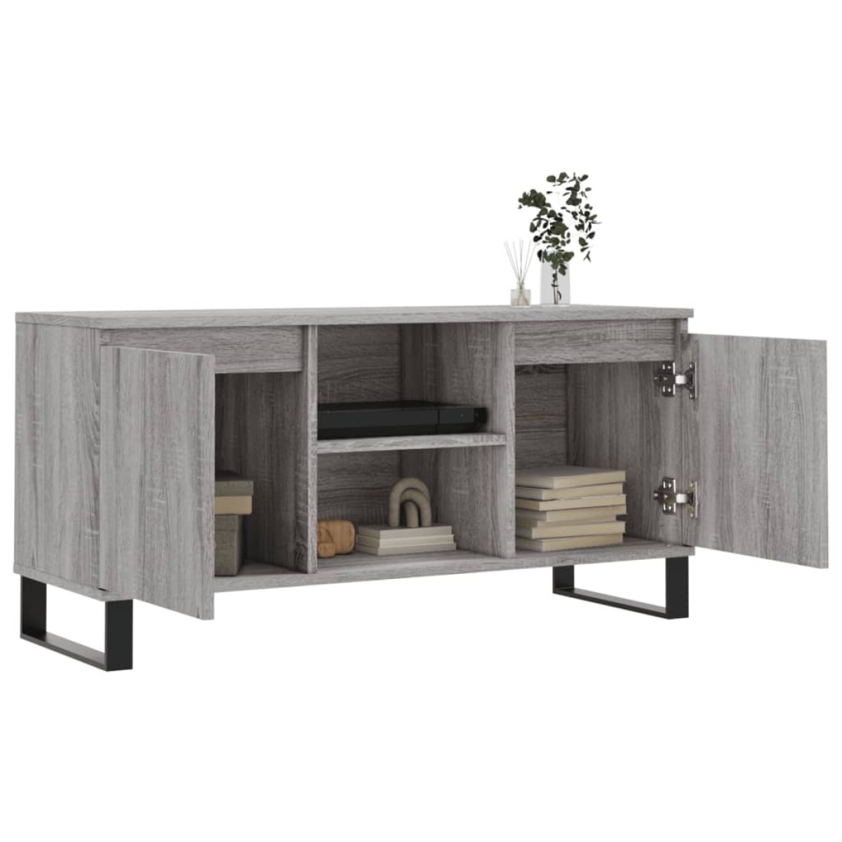 vidaXL Έπιπλο Τηλεόρασης Γκρι Sonoma 104 x 35 x 50 εκ. Επεξεργ. Ξύλο