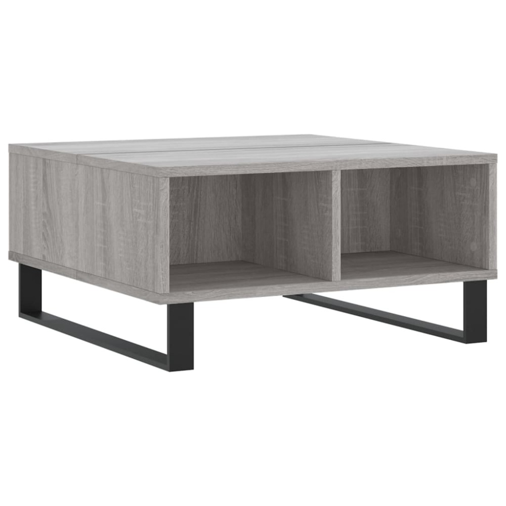 vidaXL Τραπεζάκι Σαλονιού Γκρι Sonoma 60x60x30 εκ. Επεξεργασμένο Ξύλο