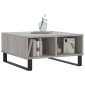 vidaXL Τραπεζάκι Σαλονιού Γκρι Sonoma 60x60x30 εκ. Επεξεργασμένο Ξύλο