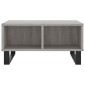vidaXL Τραπεζάκι Σαλονιού Γκρι Sonoma 60x60x30 εκ. Επεξεργασμένο Ξύλο