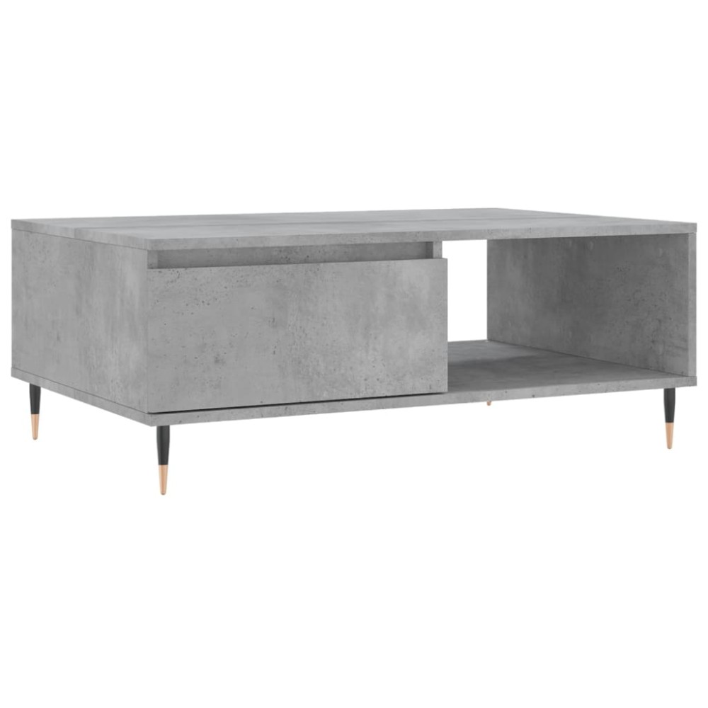 vidaXL Τραπεζάκι Σαλονιού Γκρι Σκυρ. 90x60x35 εκ. Επεξεργασμένο Ξύλο