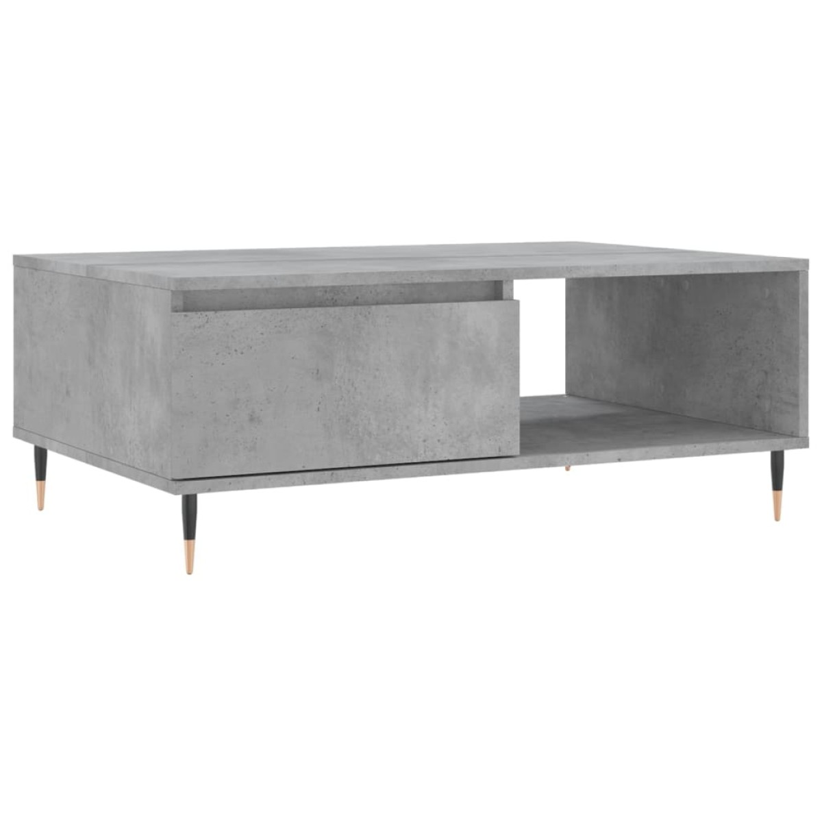 vidaXL Τραπεζάκι Σαλονιού Γκρι Σκυρ. 90x60x35 εκ. Επεξεργασμένο Ξύλο