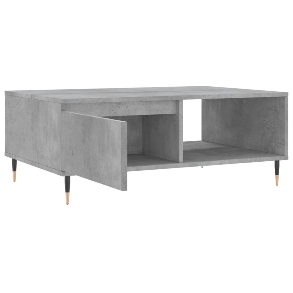 vidaXL Τραπεζάκι Σαλονιού Γκρι Σκυρ. 90x60x35 εκ. Επεξεργασμένο Ξύλο
