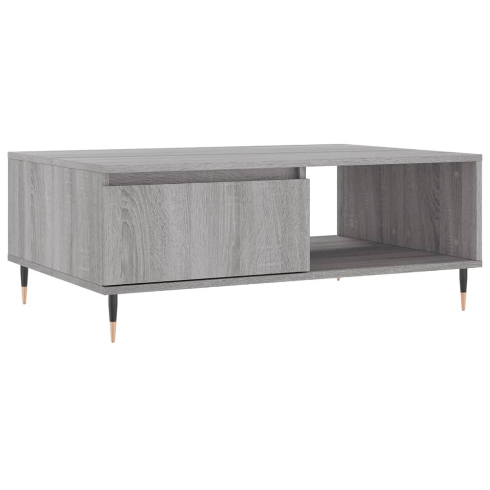 vidaXL Τραπεζάκι Σαλονιού Γκρι Sonoma 90x60x35 εκ. Επεξεργασμένο Ξύλο