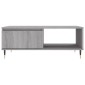 vidaXL Τραπεζάκι Σαλονιού Γκρι Sonoma 90x60x35 εκ. Επεξεργασμένο Ξύλο