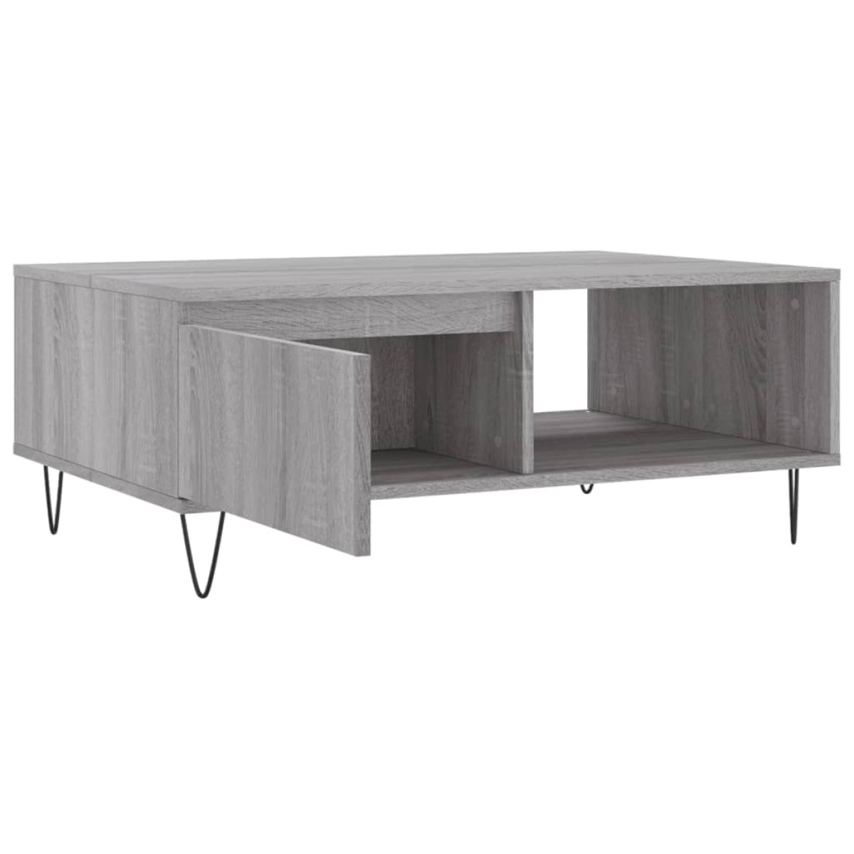 vidaXL Τραπεζάκι Σαλονιού Γκρι Sonoma 90x60x35 εκ. Επεξεργασμένο Ξύλο