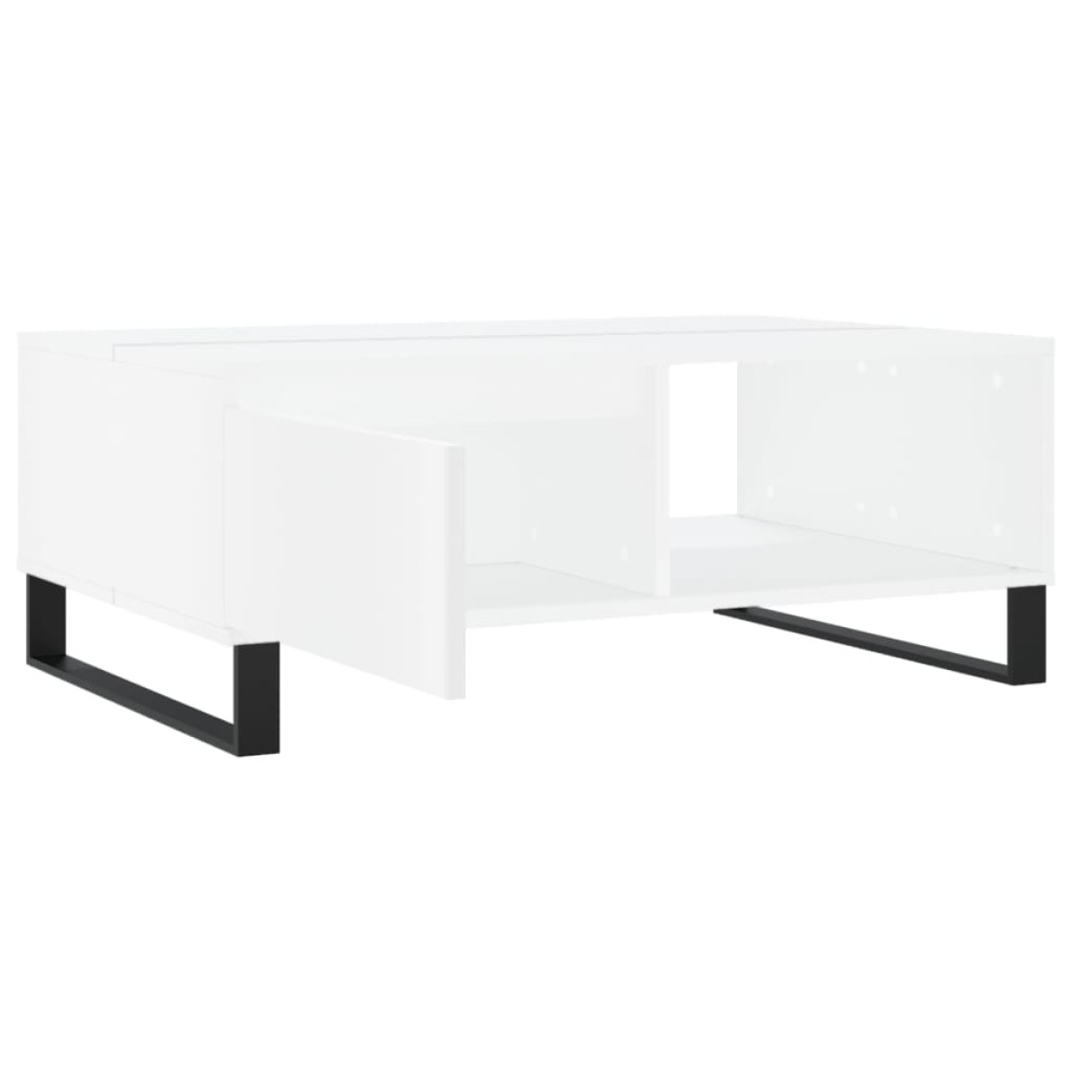 vidaXL Τραπεζάκι Σαλονιού Λευκό 90 x 60 x 35 εκ. Επεξεργασμένο Ξύλο