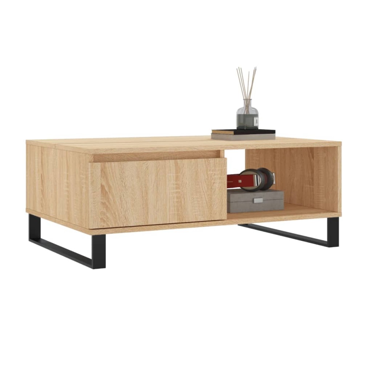vidaXL Τραπεζάκι Σαλονιού Sonoma Δρυς 90x60x35 εκ. Επεξεργασμένο Ξύλο