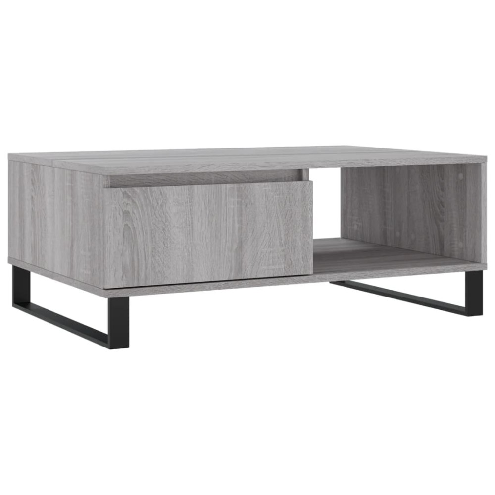 vidaXL Τραπεζάκι Σαλονιού Γκρι Sonoma 90x60x35 εκ. Επεξεργασμένο Ξύλο