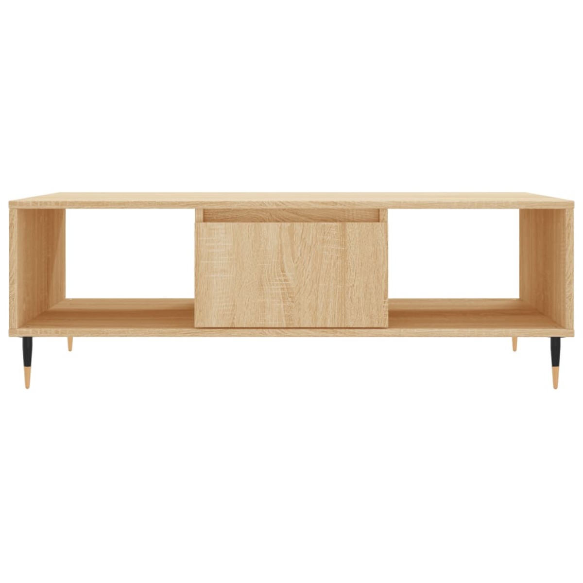 vidaXL Τραπεζάκι Σαλονιού Sonoma Δρυς 104x60x35 εκ. από Επεξεργ. Ξύλο