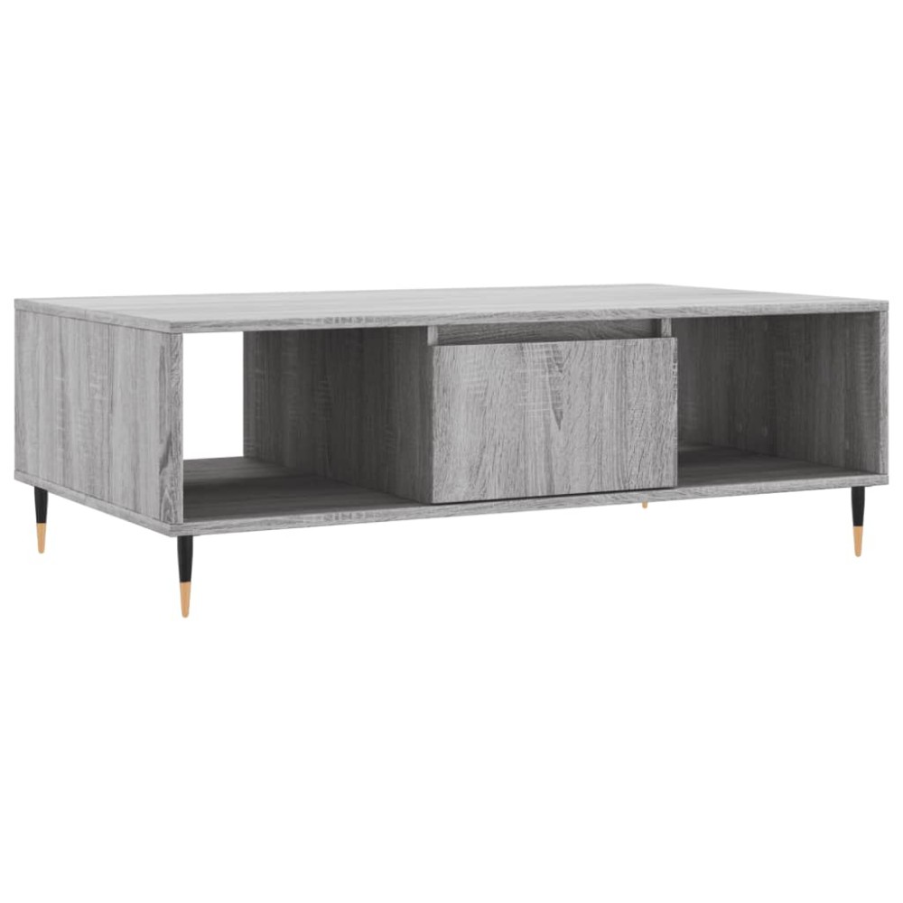 vidaXL Τραπεζάκι Σαλονιού Γκρι Sonoma 104x60x35 εκ. Επεξεργασμένο Ξύλο