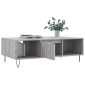 vidaXL Τραπεζάκι Σαλονιού Γκρι Sonoma 104x60x35 εκ. Επεξεργασμένο Ξύλο