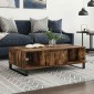 vidaXL Τραπεζάκι Σαλονιού Καπνιστή Δρυς 104x60x35 εκ. Επεξεργ. Ξύλο