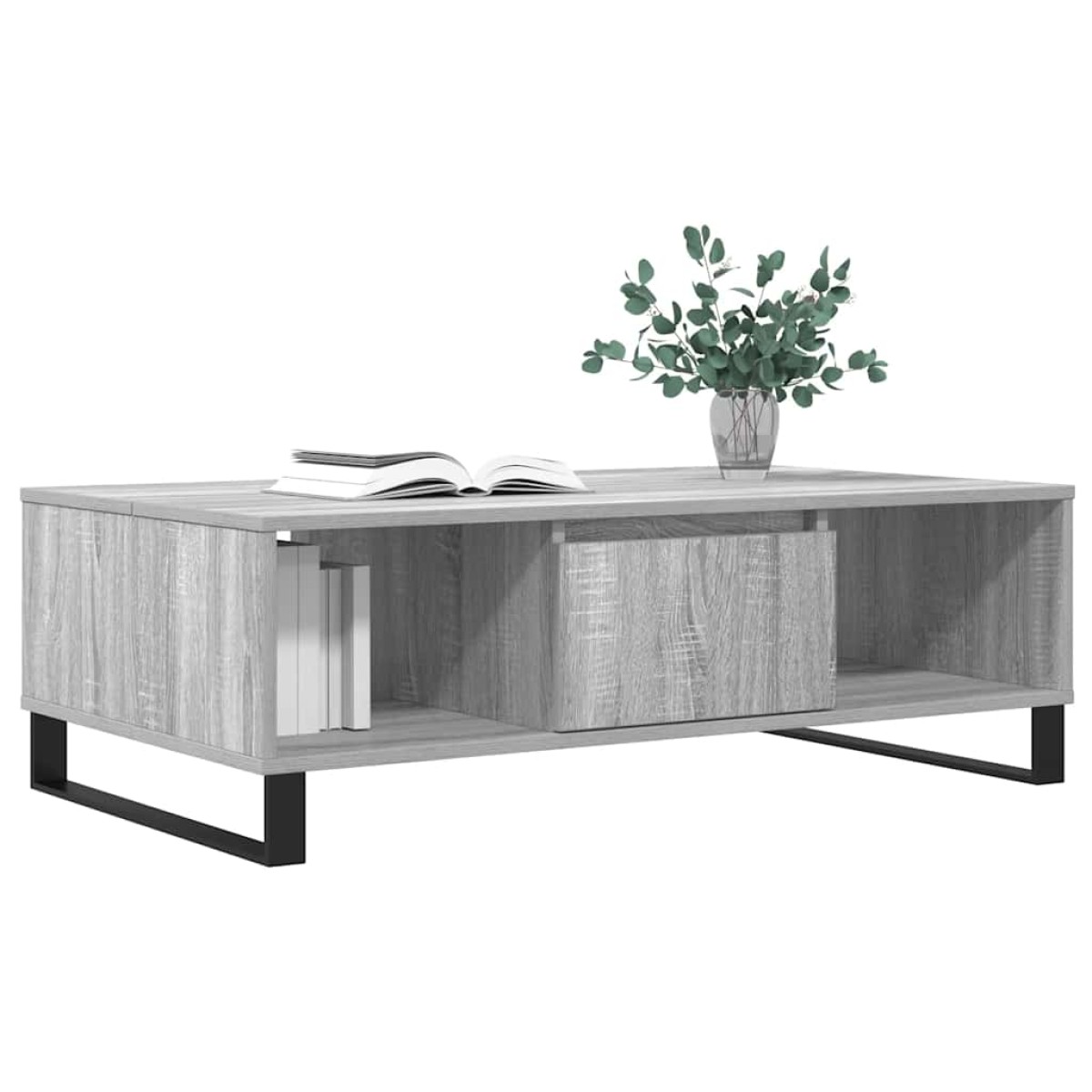 vidaXL Τραπεζάκι Σαλονιού Γκρι Sonoma 104x60x35 εκ. Επεξεργασμένο Ξύλο
