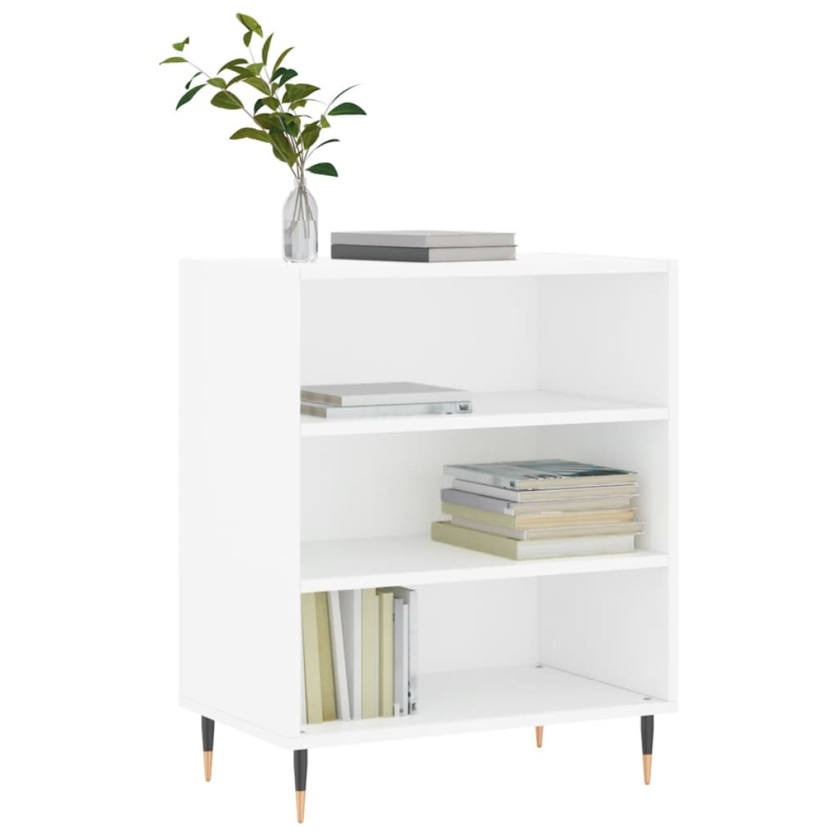 vidaXL Ραφιέρα Λευκή 57 x 35 x 70 εκ. από Επεξεργασμένο Ξύλο