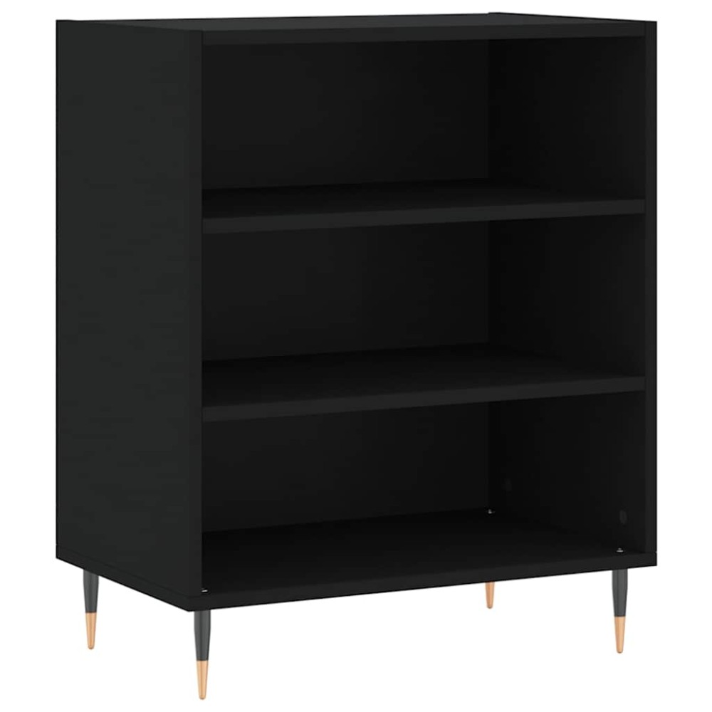 vidaXL Ραφιέρα Μαύρη 57 x 35 x 70 εκ. από Επεξεργασμένο Ξύλο