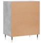vidaXL Ντουλάπι Γκρι Σκυροδέματος 57x35x70 εκ. Επεξεργασμένο Ξύλο