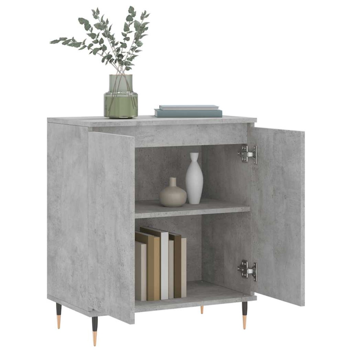 vidaXL Ντουλάπι Γκρι Σκυροδέματος 60x35x70 εκ. Επεξεργασμένο Ξύλο